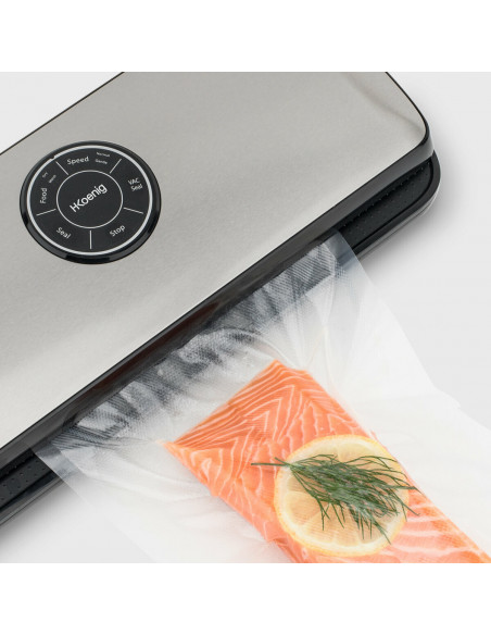 RECONDITIONNÉ : H.Koenig SSV24 Appareil de mise sous vide alimentaire / soudeuse alimentaire