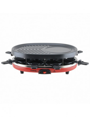 RECONDITIONNÉ : APPAREIL A RACLETTE 4 EN 1 RACLETTE CREPIERE  GRILL PIERRE A GRILLER RP412 H.KOENIG