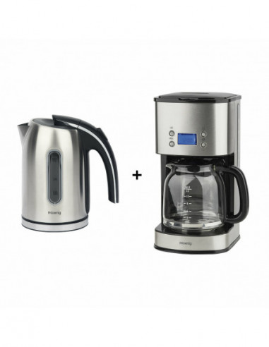 H.KOENIG BO17 + MG30 BOUILLOIRE 1.7 ET CAFETIERE PROGRAMMABLE H.KOENIG