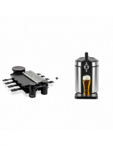 H.KOENIG RP360 +BW1880  APPAREIL A RACLETTE 4 EN 1 ET  TIREUSE A BIERE 5L