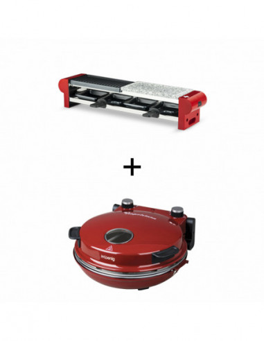 H.KOENIG RP4 APPAREIL A RACLETTE PIERRE +  NAPL350 FOUR A PIZZA 350°C