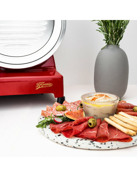 H.Koenig MSX254 - Trancheuse à viande 25cm de diamètre