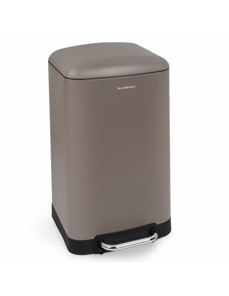 Les collectors N°883 - Poubelle à pédale 40L taupe edition