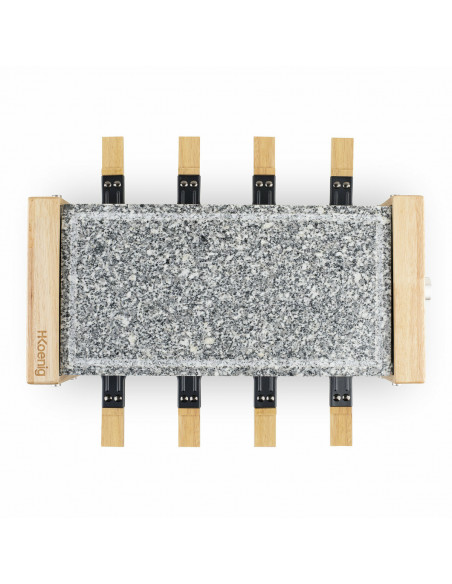 H.Koenig WOD12 - Raclette et pierre à cuire 8 personnes