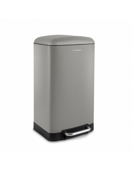 Les collectors N°725 - Poubelle à pédale 30L light grey edition