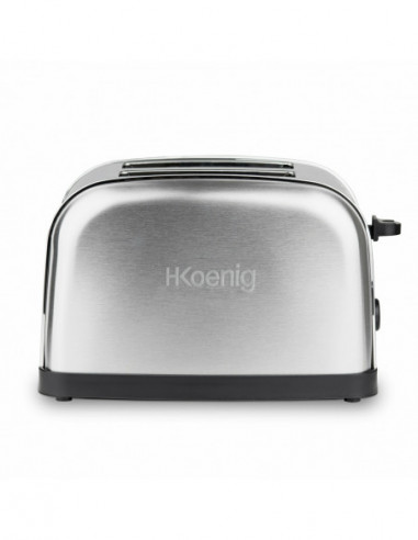 RECONDITIONNÉ : H.KOENIG TOS7 GRILLE PAIN TOASTER ELECTRIQUE 850W 2 FENTES