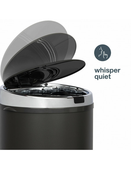 Les Collectors n°347 poubelle automatique 42L dark grey edition