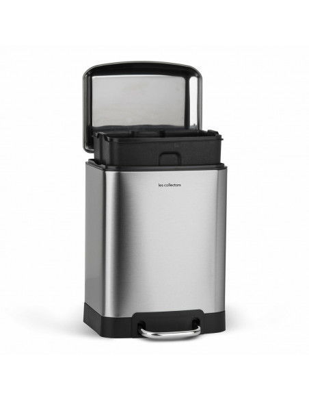 Les collectors n°690 poubelle pédale 6L inox edition - salle de bain