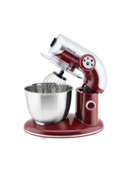 H.Koenig KM80 Rouge - Robot pétrin multifonctions