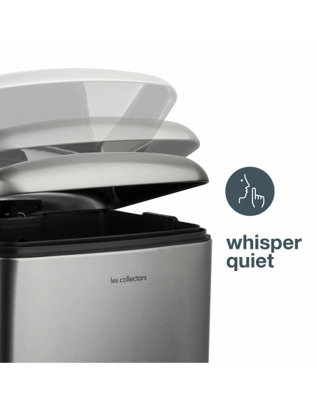 Les collectors n°712 poubelle pédale 30L inox edition