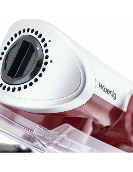 H.Koenig KM80 Rouge - Robot pétrin multifonctions