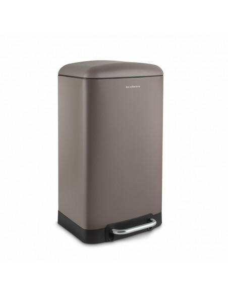 Les collectors N°719 - Poubelle à pédale 30L, taupe edition