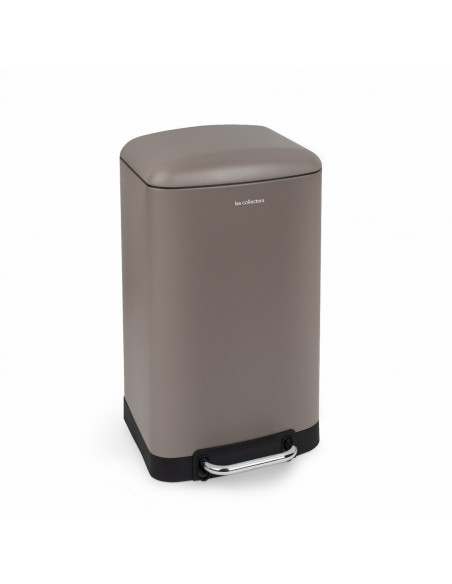 Les collectors N°719 - Poubelle à pédale 30L, taupe edition