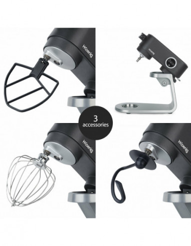 H.Koenig KM120 - Robot pâtissier métal