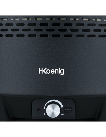 H.Koenig RIO440 - Barbecue à charbon portable