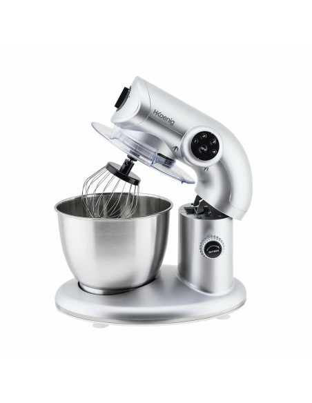 H.Koenig KM80 Gris - Robot pétrin multifonctions