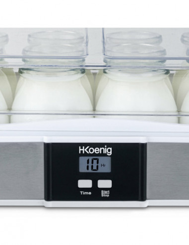 H.Koenig ELY120 - yaourtière 12 pots