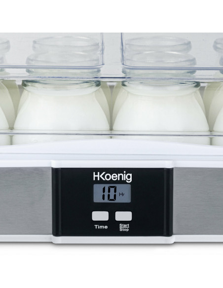 H.Koenig ELY120 - yaourtière 12 pots