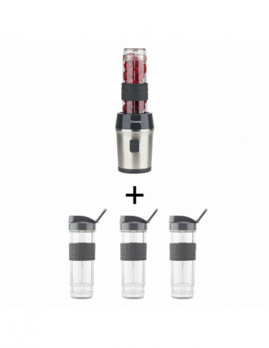 H.KOENIG SMOO9+BTL9 - Blender portable et kit bouteilles