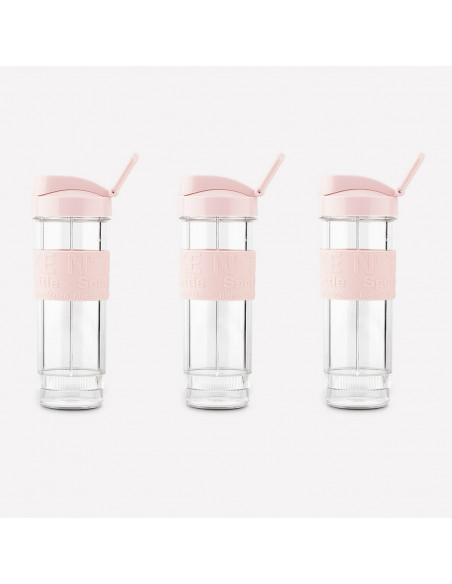 H.KOENIG SMOO12+BTL12 - Blender portable et kit bouteilles