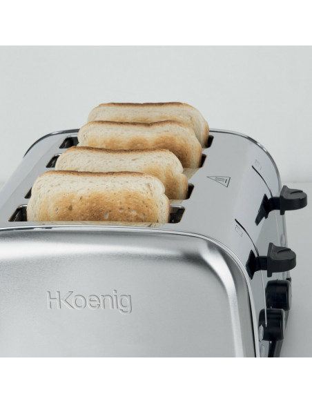 H.Koenig TOAS14 - Grille-pain quatre tranches