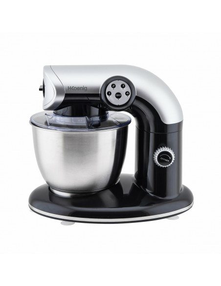 H.KOENIG KM80 S NOIR + AC8 : ROBOT PETRIN 1000W+ ACCESSOIRES OPTIONNELS