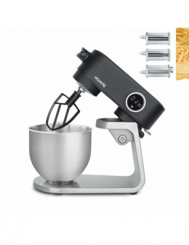 H.KOENIG KM120+KM3 - Robot pâtissier métal et kit accessoires pâtes