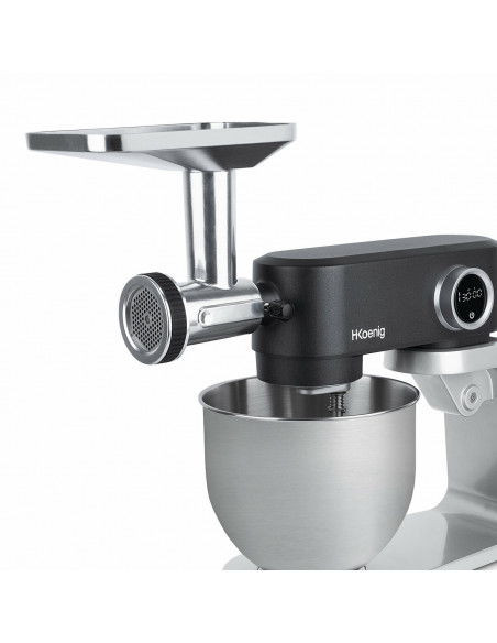H.KOENIG KM120+KM5 - Robot pâtissier métal et kit accessoires hachoir à viande