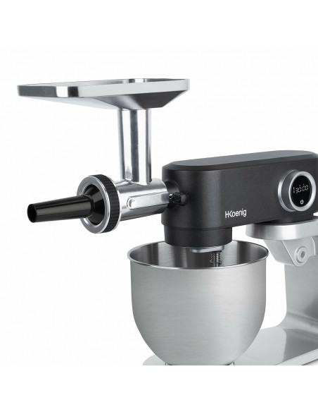 H.KOENIG KM120+KM5 - Robot pâtissier métal et kit accessoires hachoir à viande