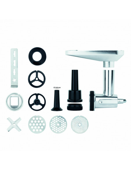 H.KOENIG KM120+KM5 - Robot pâtissier métal et kit accessoires hachoir à viande