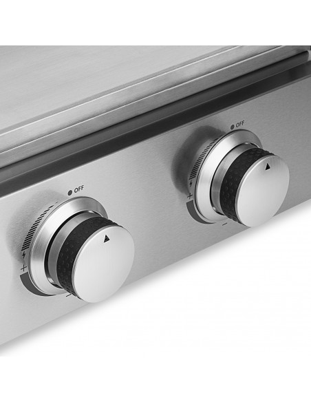 H.KOENIG PLX820 - Plancha à gaz 2 feux