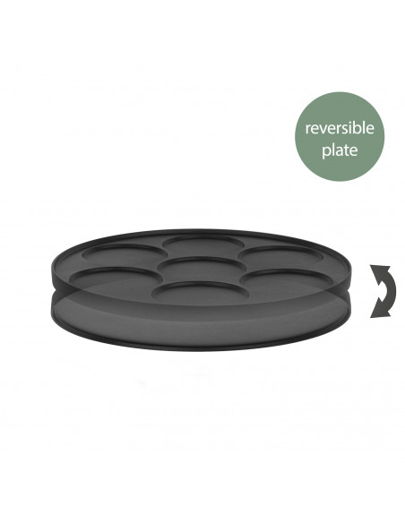 H.Koenig KREP56 - Crêpière avec plaque réversible 33cm