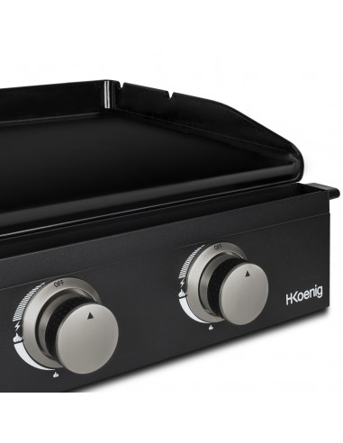 H.Koenig PLX1022 - Plancha 2 brûleurs...