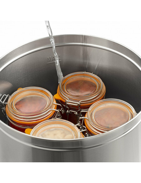 H.Koenig LEGI25LP - Stérilisateur avec 6 bocaux 1L Le Parfait®