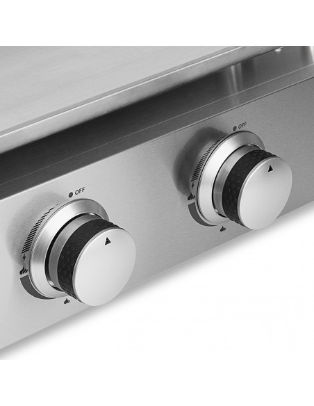 H.Koenig PLX920 - Plancha 2 brûleurs en U