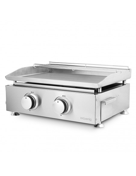 H.Koenig PLX920 - Plancha 2 brûleurs en U