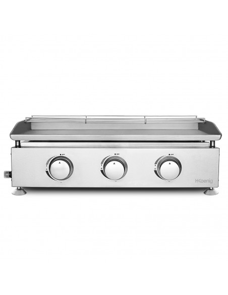 H.Koenig PLX930 - Plancha 3 brûleurs en U