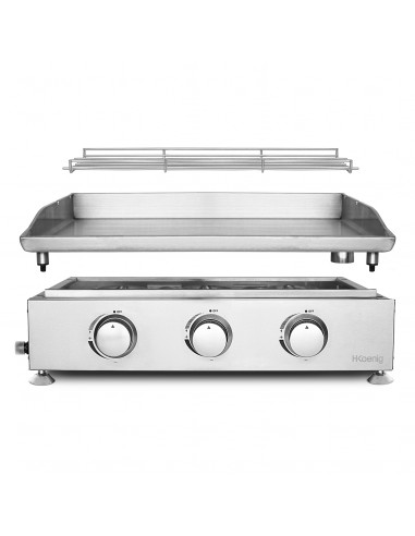 H.Koenig PLX930 - Plancha 3 brûleurs...