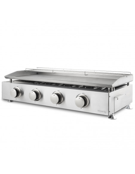 H.Koenig PLX940 - Plancha 4 brûleurs en U