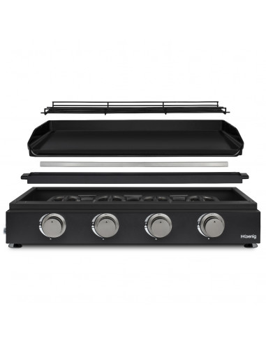 H.Koenig PLX1042 - Plancha 4 brûleurs...