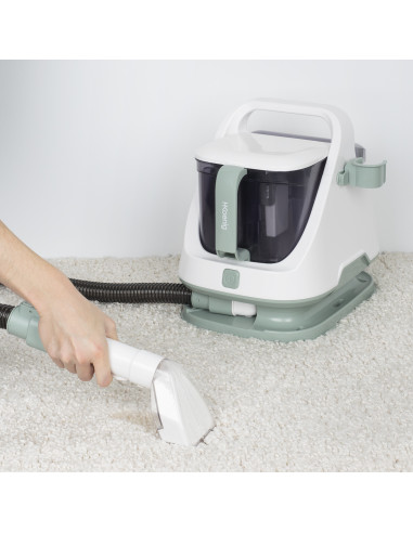 Nettoyeur Détacheur H.Koenig TWT77 - Shampouineuse Tapis Et Canapé - 650W - Double Réservoir