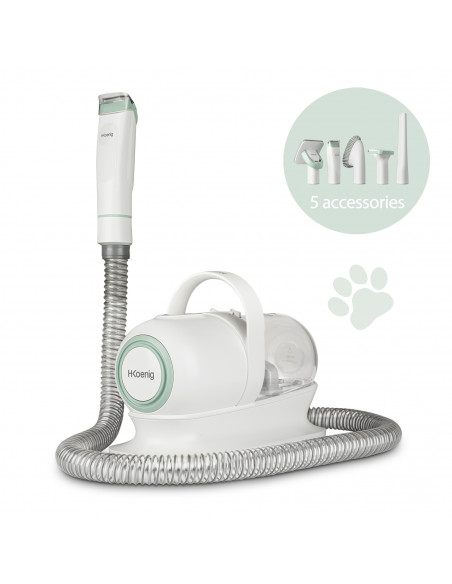 H.Koenig PAW400 - Aspirateur pour toilettage des animaux de compagnie
