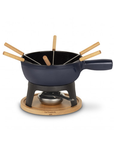 La Fonderie 1890 Mont Joux - Set à fondue en fonte pour 6 personnes