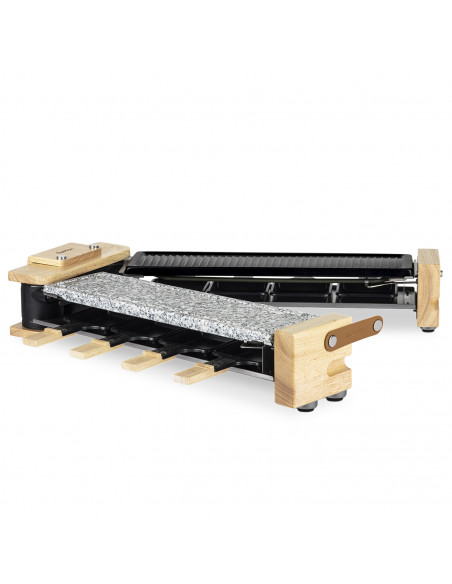 H.Koenig WOD360 - Raclette, pierre à cuire et grill 8 personnes