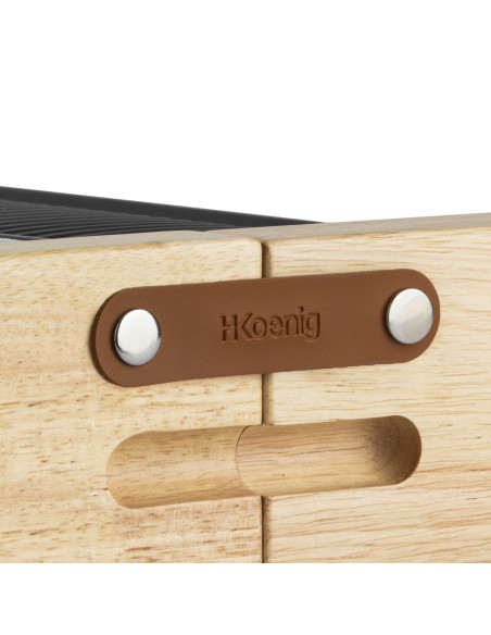 H.Koenig WOD360 - Raclette, pierre à cuire et grill 8 personnes