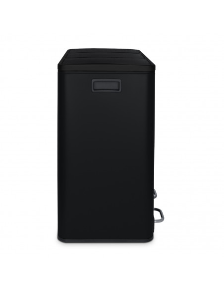 Les Collectors n°988 poubelle de tri pédale 2x30L noir mat