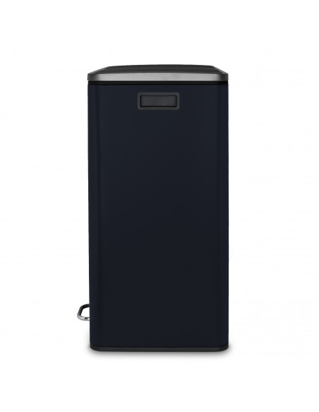 Les Collectors n°908 poubelle de tri pédale 2x30L bleu nuit mat