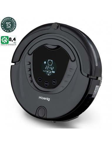 H.KOENIG SWR28 ROBOT ASPIRATEUR AVEC MUR VIRTUEL STATION DE CHARGE ET TELECOMMANDE