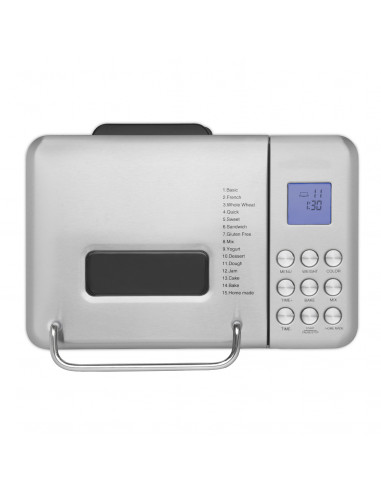 Machine à Pain H.Koenig BAKE440 - 15 Programmes 1kg Confiture Yaourt Départ Différé