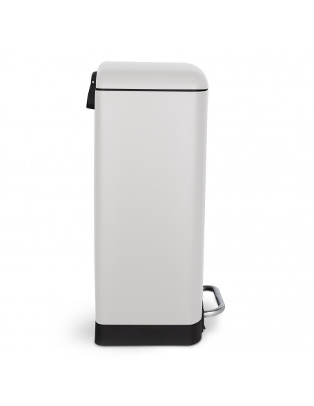 Les Collectors n°728 - Poubelle à pédale 30L, blanche